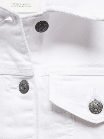 MANGO Prehodna jakna 'VICKY' | bela barva