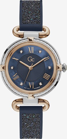 Gc Analog Watch 'CableChic' in Blue: front