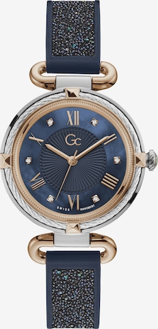 Gc Analoog horloge 'CableChic' in Blauw: voorkant