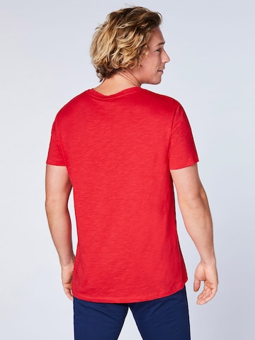 CHIEMSEE Regularny krój Koszulka w kolorze czerwony