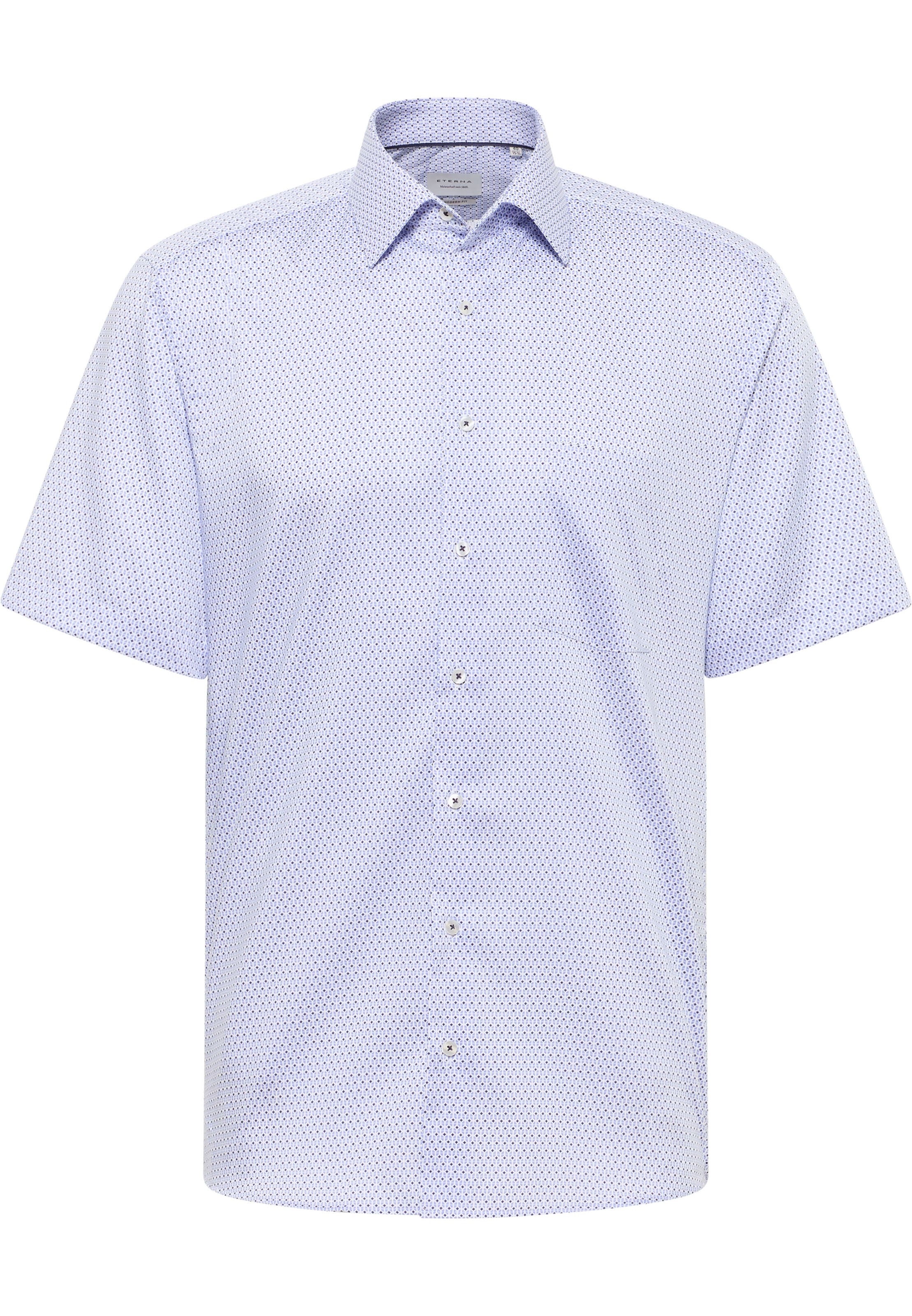 ETERNA Comfort fit Zakelijk overhemd in Blauw: voorkant