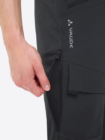 VAUDE Regular Outdoor trousers 'Croz III' in Black