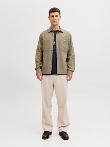 JACK & JONES Comfort fit Button Up Shirt 'Rayle' in Green