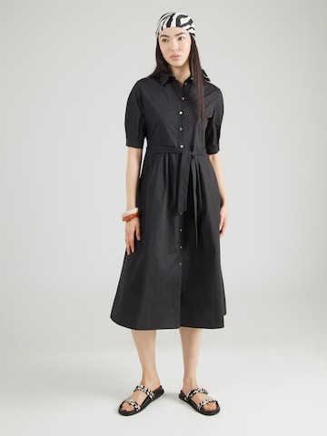 melns Liu Jo Blūžkleita: no priekšpuses