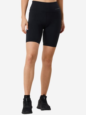 SWEDEMOUNT Skinny Sportbroek 'Core' in Zwart: voorkant