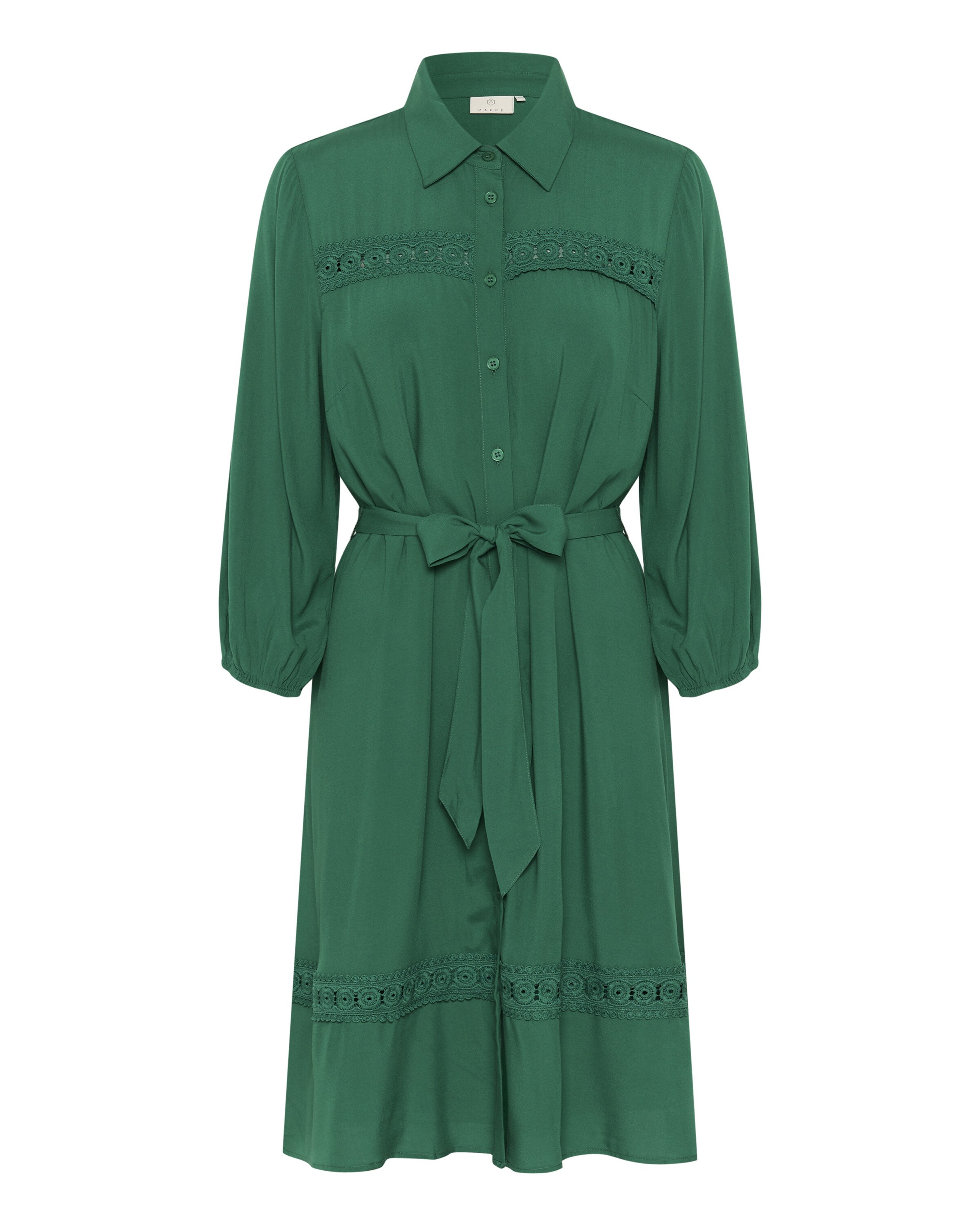 Kaffe Kleid 'Freya' in Grün: Vorderseite