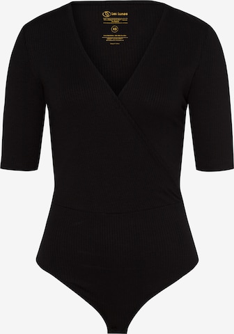 Les Lunes Shirtbody  'Zoey' in Schwarz: predná strana