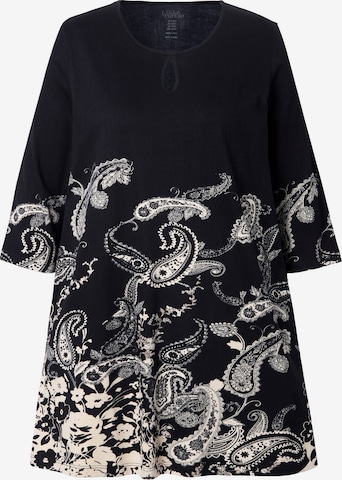 Ulla Popken Shirt in Black: front