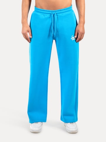 Smilodox Loose fit Trousers 'Lorik' in Blue: front