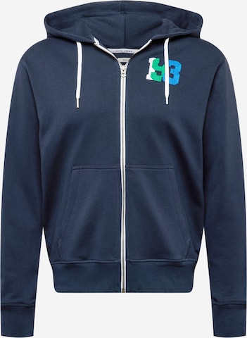 Pepe Jeans Zip-Up Hoodie 'Pascal' in Blue: front