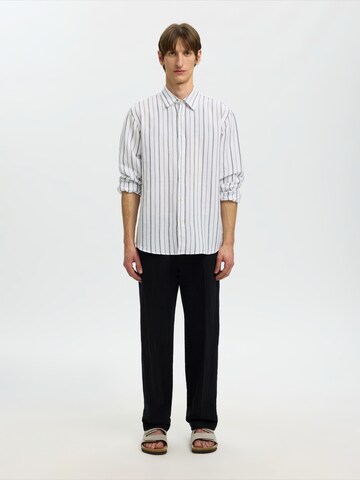 balta SELECTED Standartinis modelis Marškiniai 'SLHCLAY'