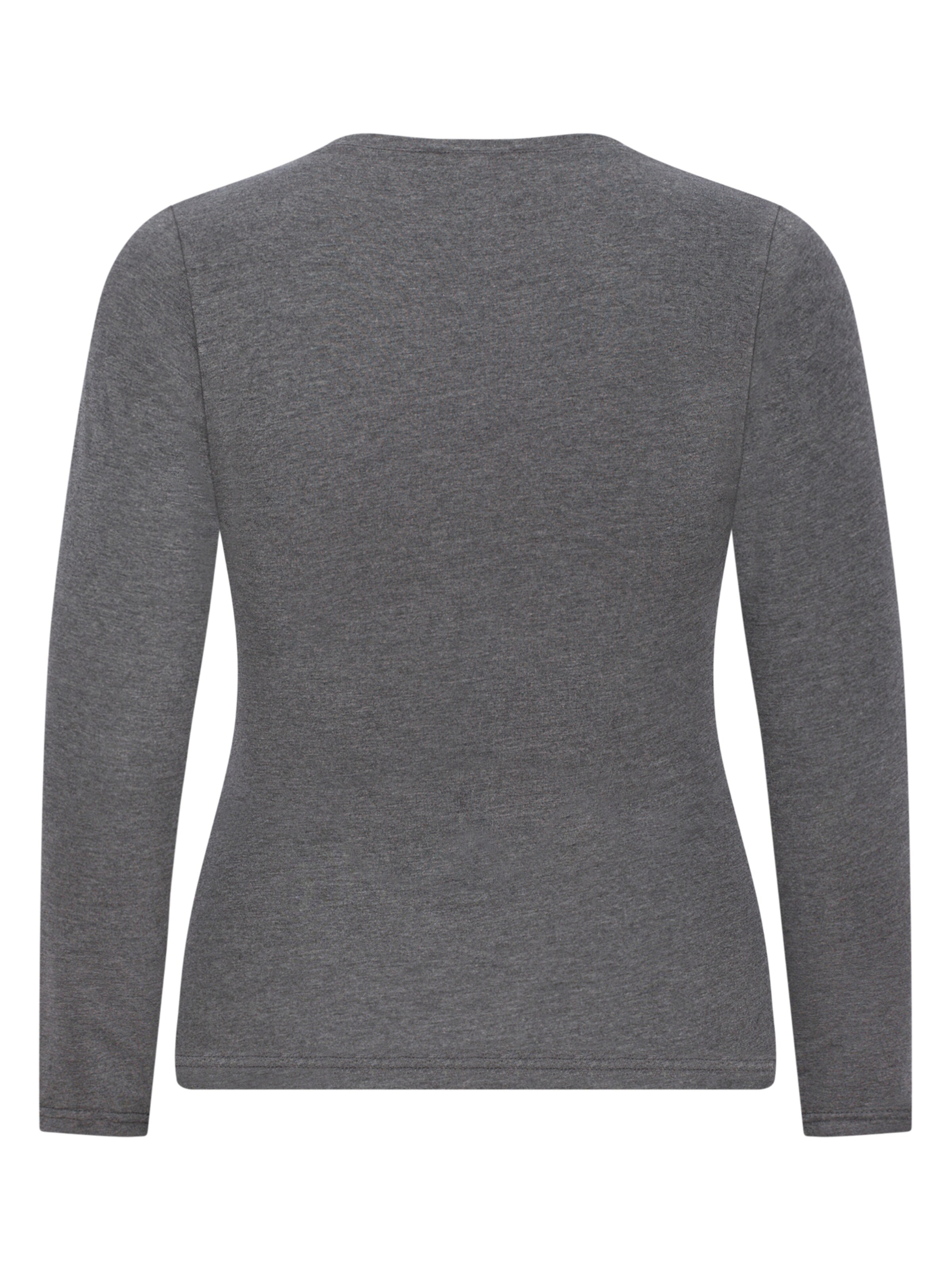 M.M.C. Shirt 'Stillshirt Langarm' in Grey