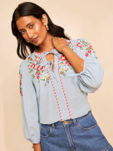 love & roses Bluza | modra barva