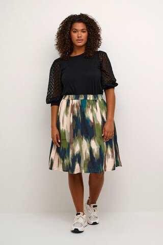 KAFFE CURVE Skirt 'Dry' in Green