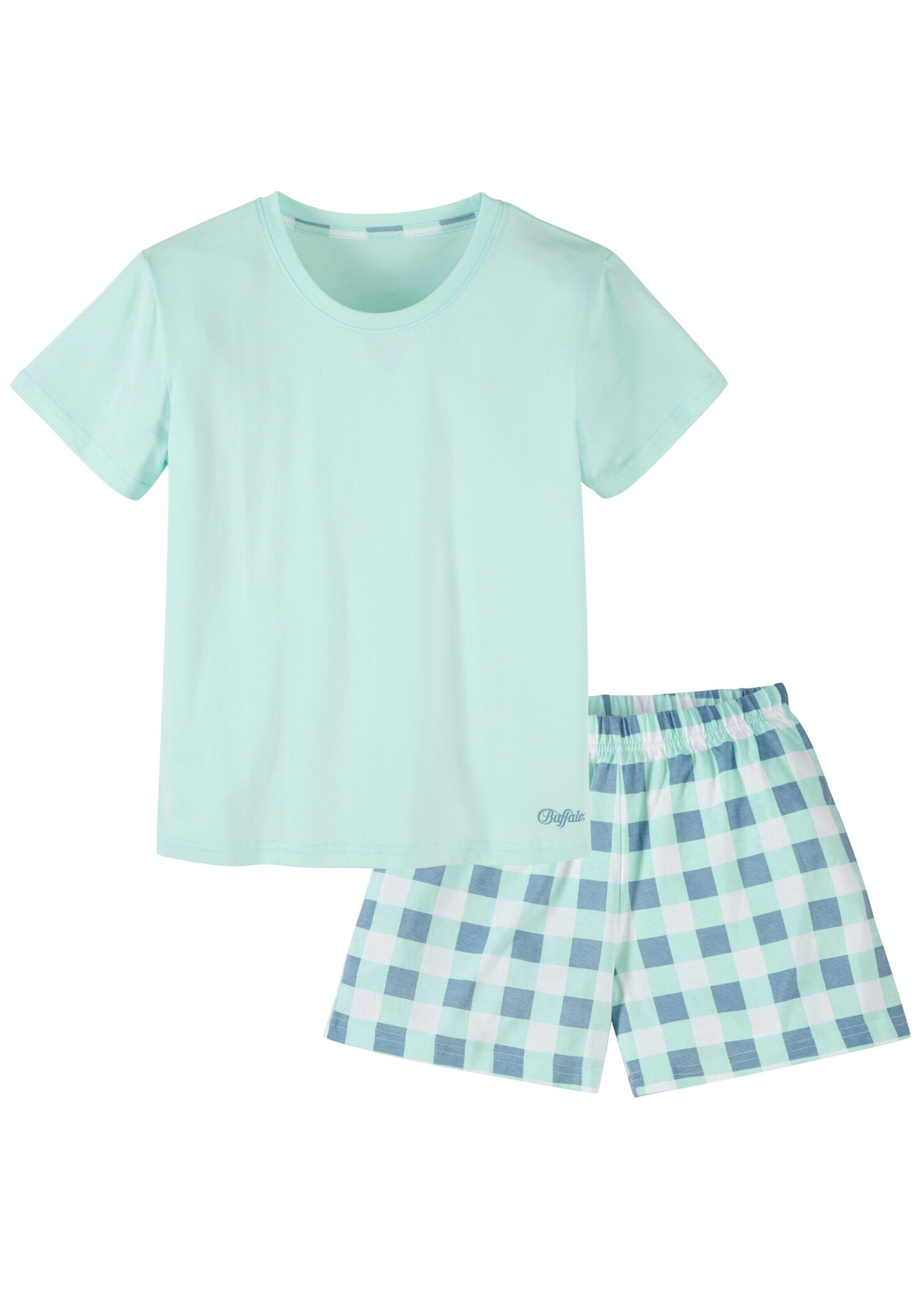 Pijamale de la BUFFALO pe verde: față