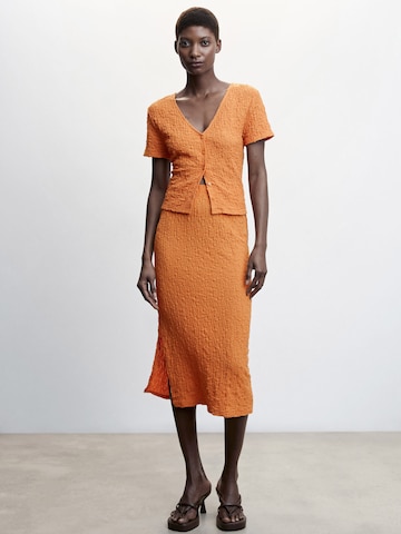 MANGO Skirt 'FIDELA' in Orange