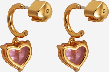 Boucles d'oreilles 'HEART HUGGIES' Kate Spade en rose