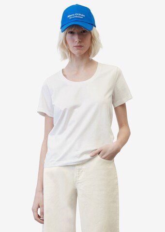 T-shirt Marc O'Polo en blanc : devant