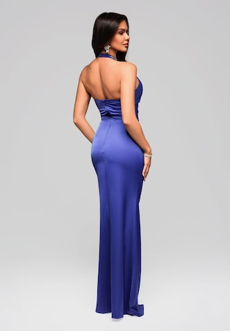 Ombre Avondjurk 'Rachel' in Blauw