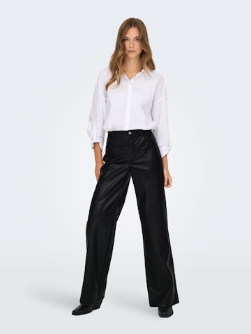 Wide Leg Pantalon 'ONLMADISON' ONLY en noir