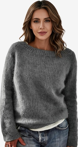 KoJooin Sweter 'Fair Isle' w kolorze szary: przód