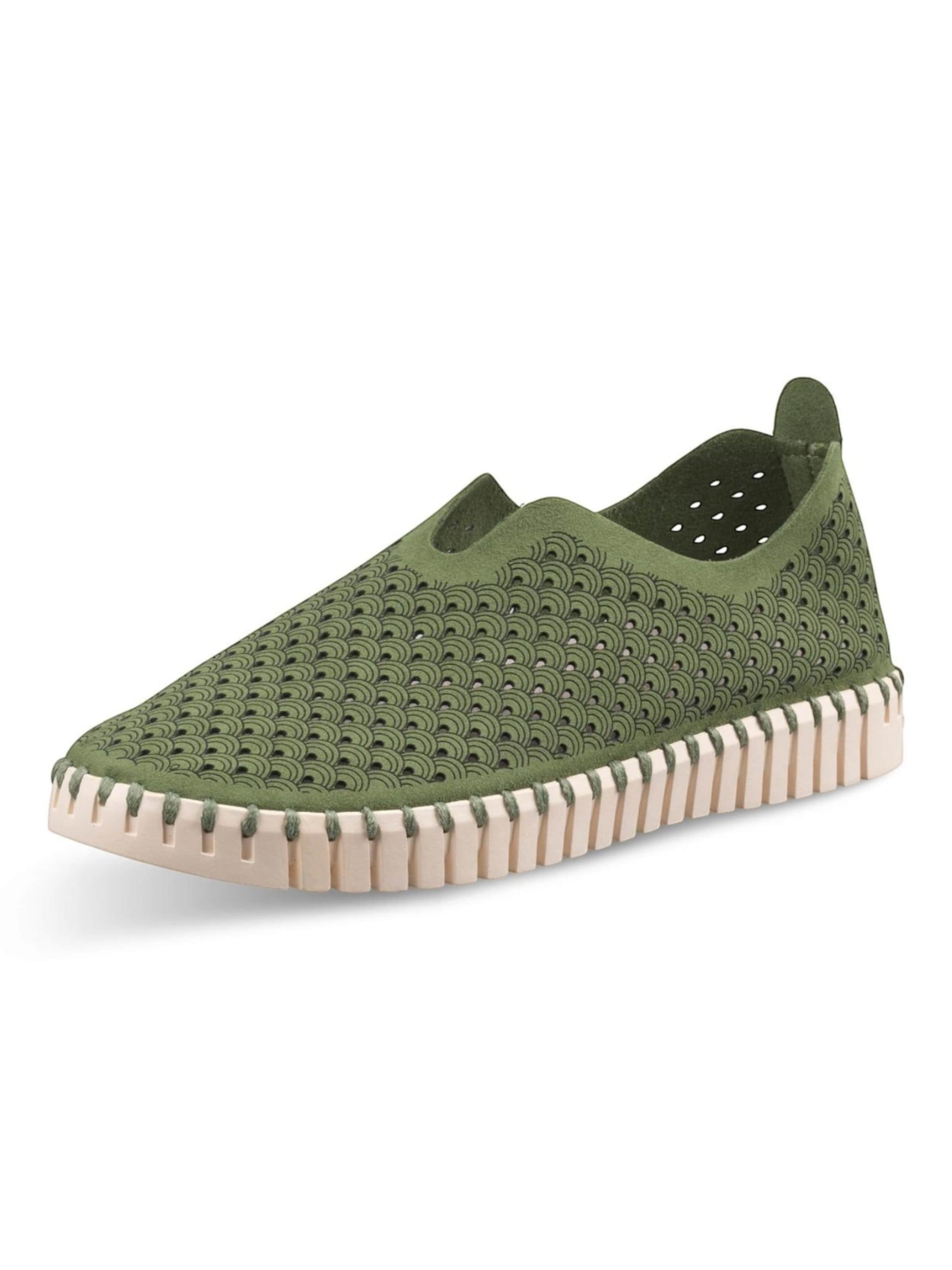 ILSE JACOBSEN Slipper 'TULIP3275' i grøn: forside