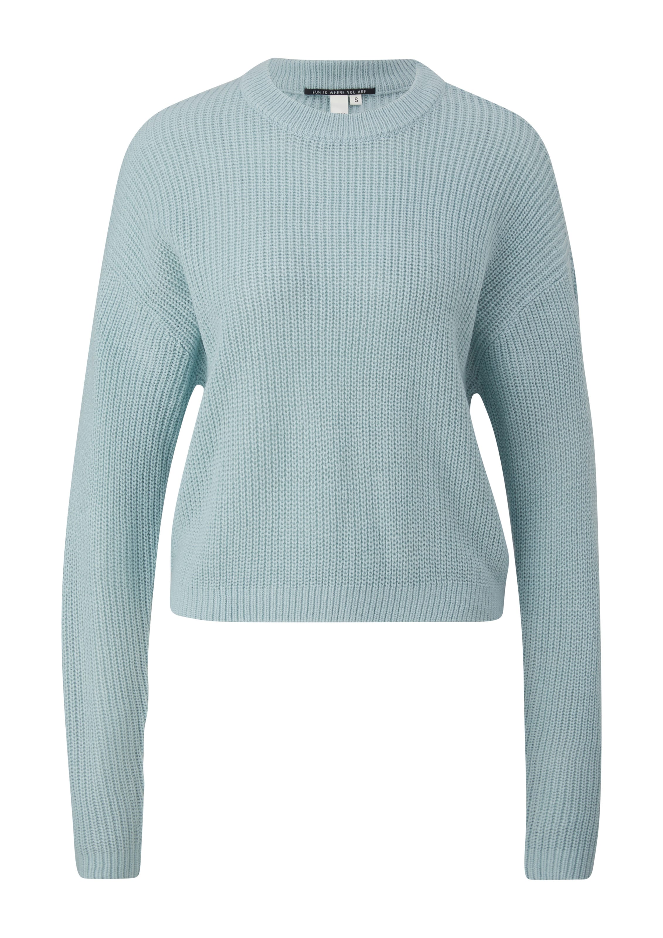 QS Pullover in Blau: Vorderseite