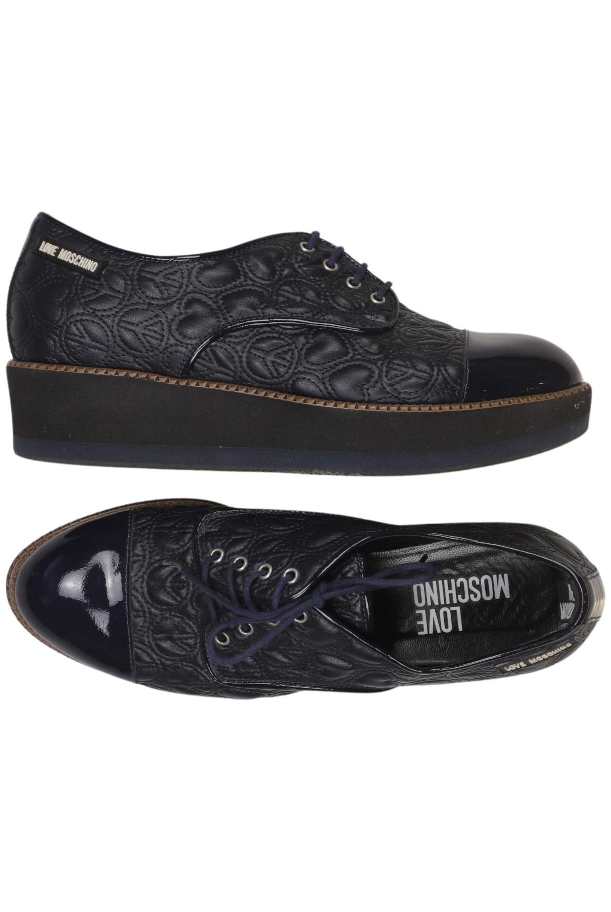 Love Moschino Halbschuh 38 in Blau: Vorderseite