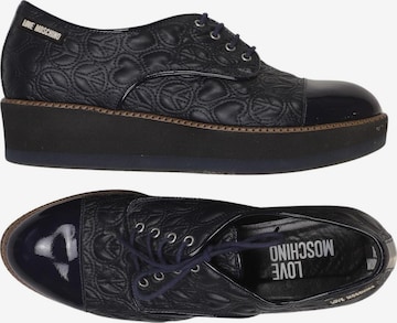 Love Moschino Halbschuh 38 in Blau: Vorderseite