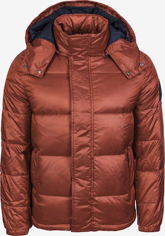 La Martina - Casaco de inverno ' MBO021 ' em laranja: frente