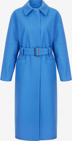 Manteau mi-saison Aligne en bleu : devant