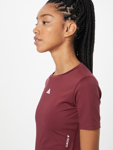 ADIDAS PERFORMANCE Funkční tričko – červená