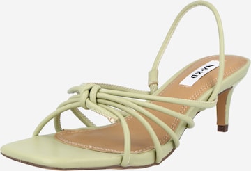 NA-KD Sandals in Beige: front