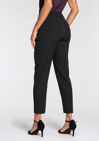 LAURA SCOTT Regular Pleated Pants in Black