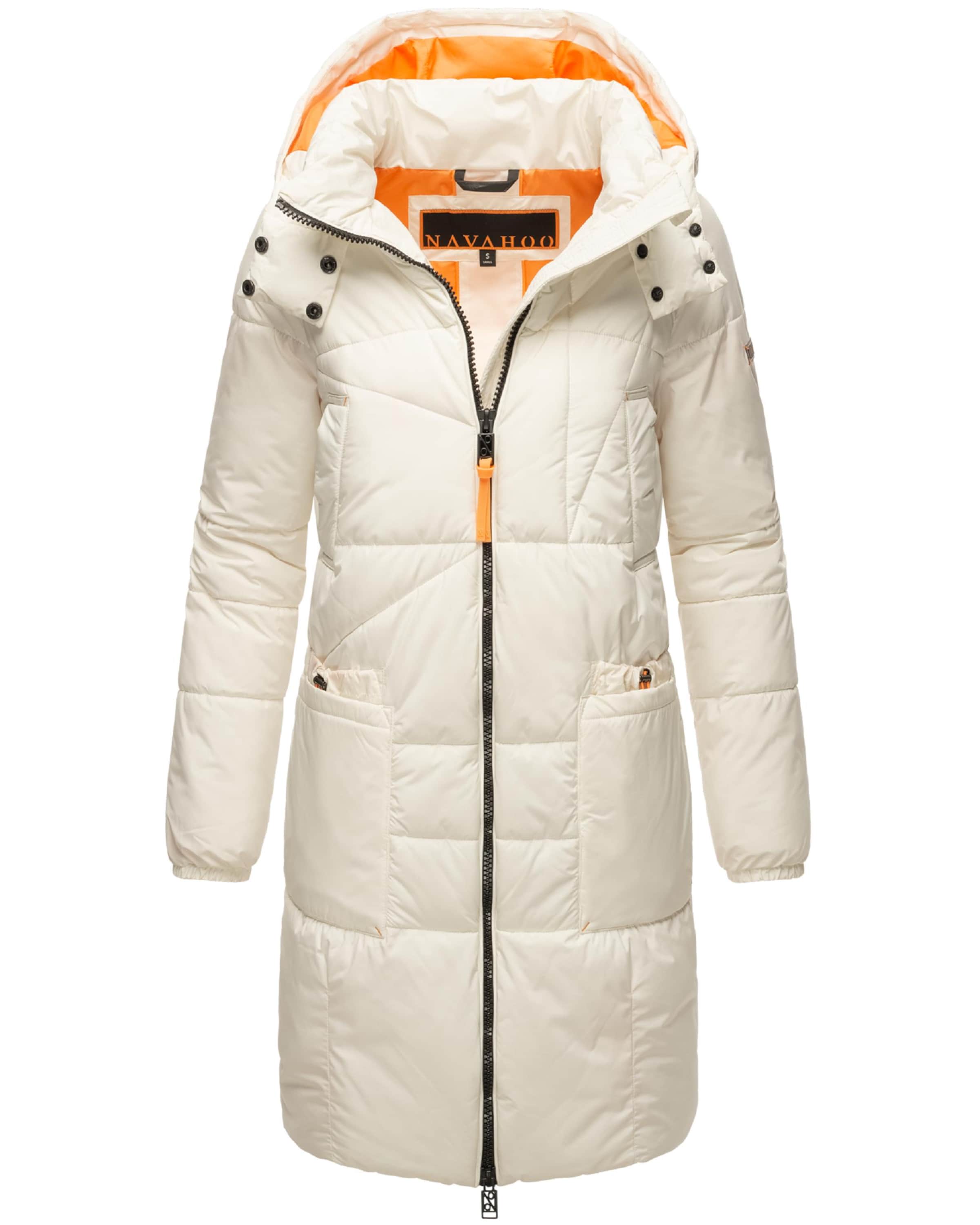 NAVAHOO Зимнее пальто 'Bliblablubb 14' в Белый
