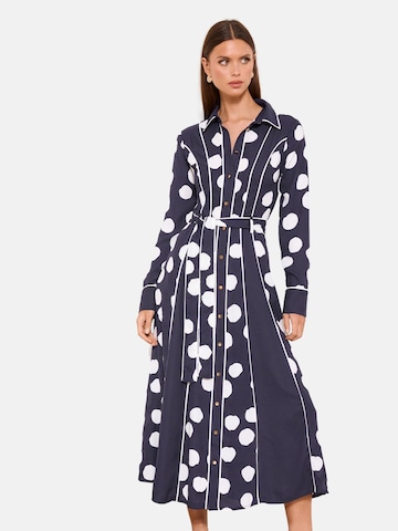 Lipsy Blusenkleid in Blau: Vorderseite