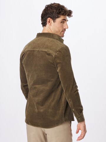 Wemoto - Regular Fit Camisa 'Baker' em verde