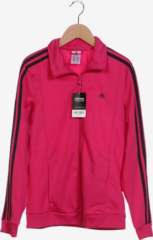 ADIDAS PERFORMANCE Sweatshirt & Zip-Up Hoodie in S in Pink: front