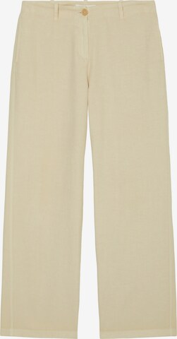 Marc O'Polo Wide leg Chino in Beige: voorkant