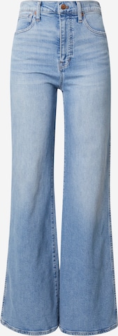 Madewell Wide leg Jeans in Blauw: voorkant