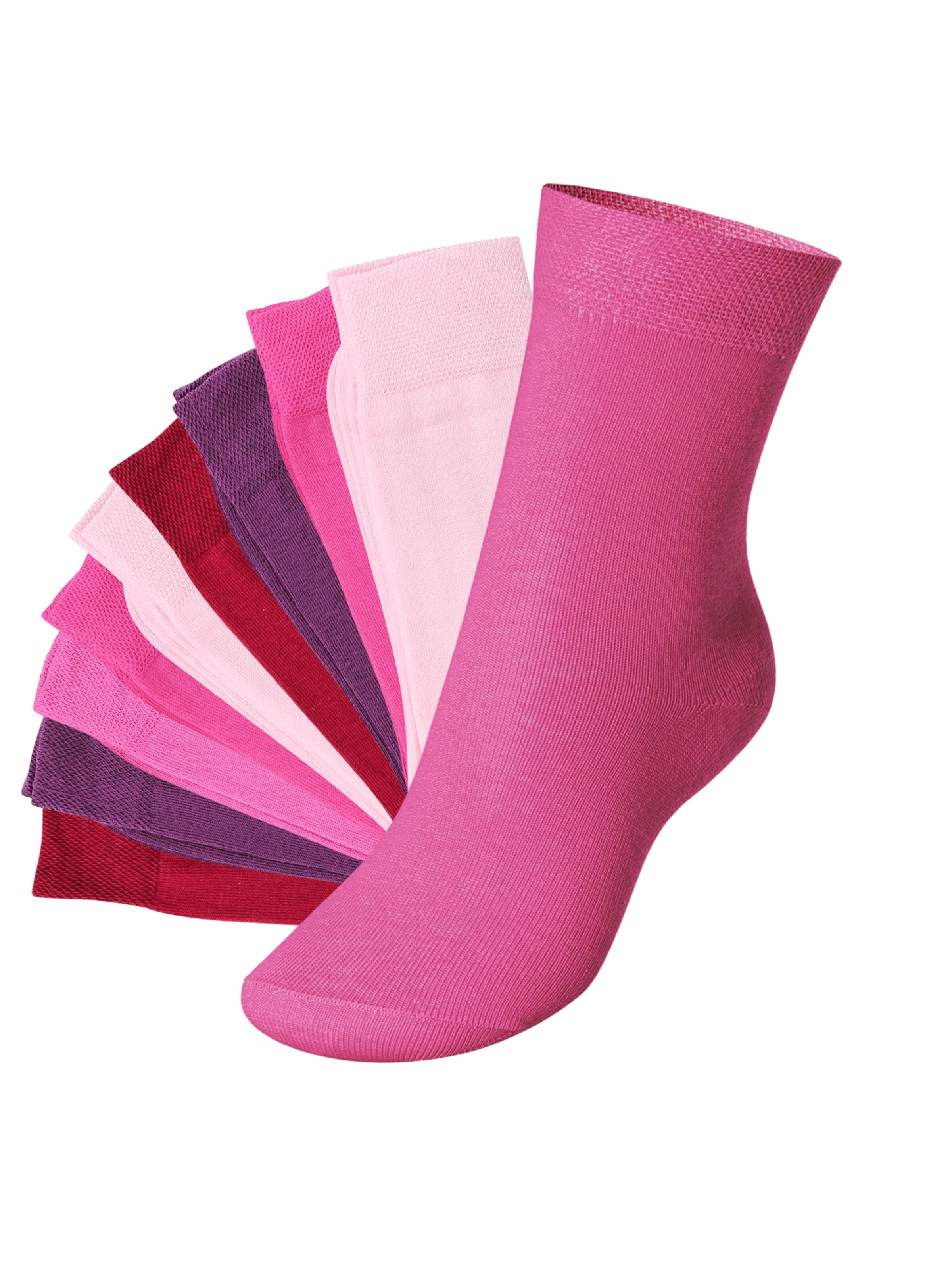 footstar Socken 'EVERYDAY!'‌‌‌‌‌‌ in Lila: Vorderseite