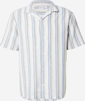 GAP Comfort Fit Košeľa - Zelená: predná strana