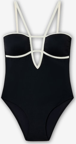 GiselaT-shirt Jednodijelni kupaći kostim - crna boja: prednji dio