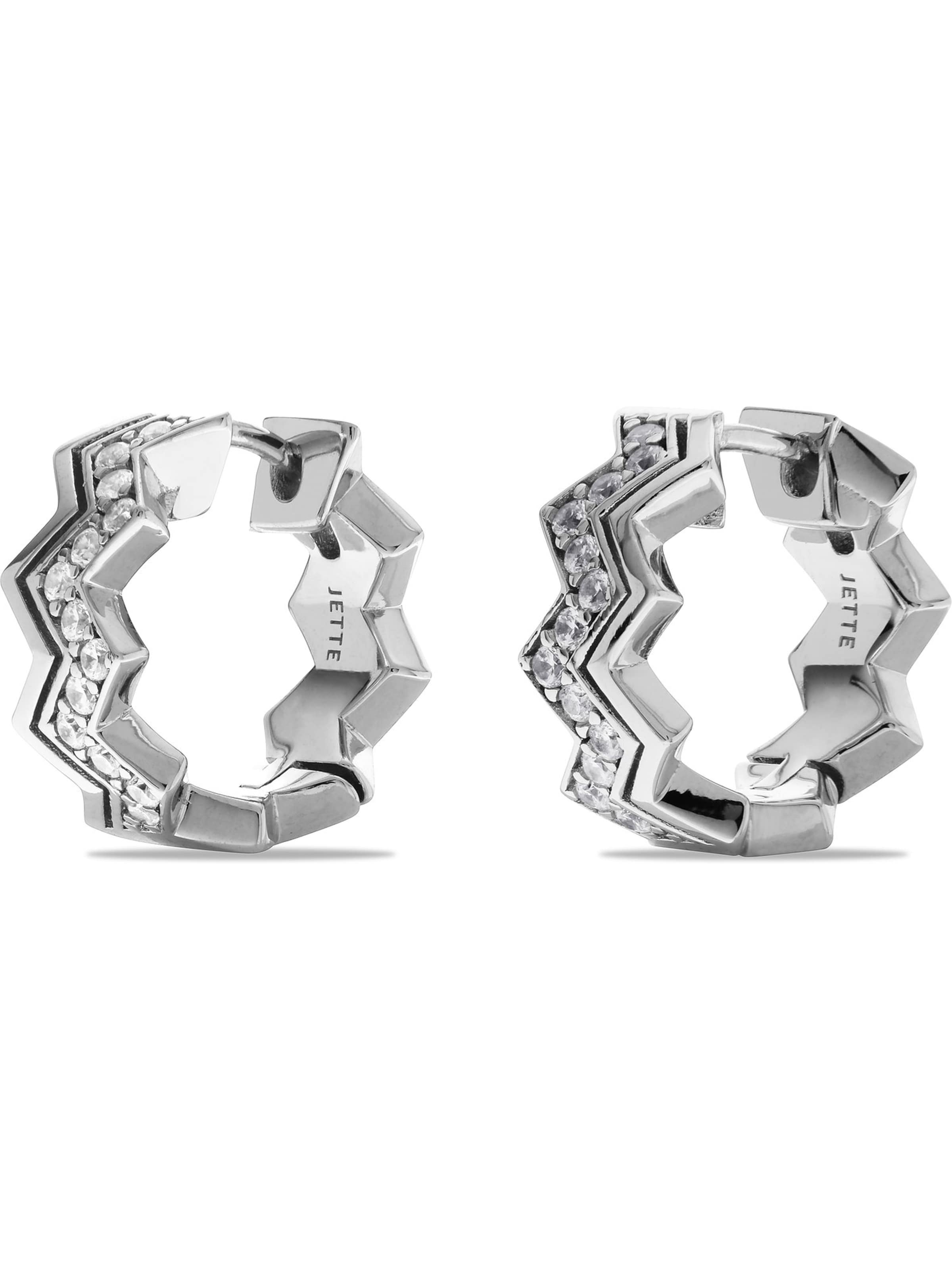 JETTE Ohrringe in Silber: Vorderseite