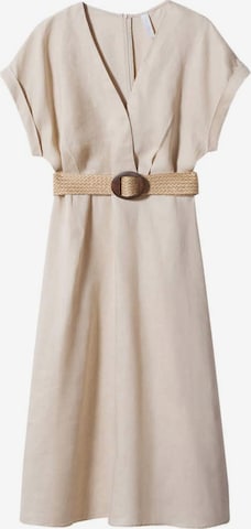 MANGO Kleid 'Amore' in Beige: predná strana