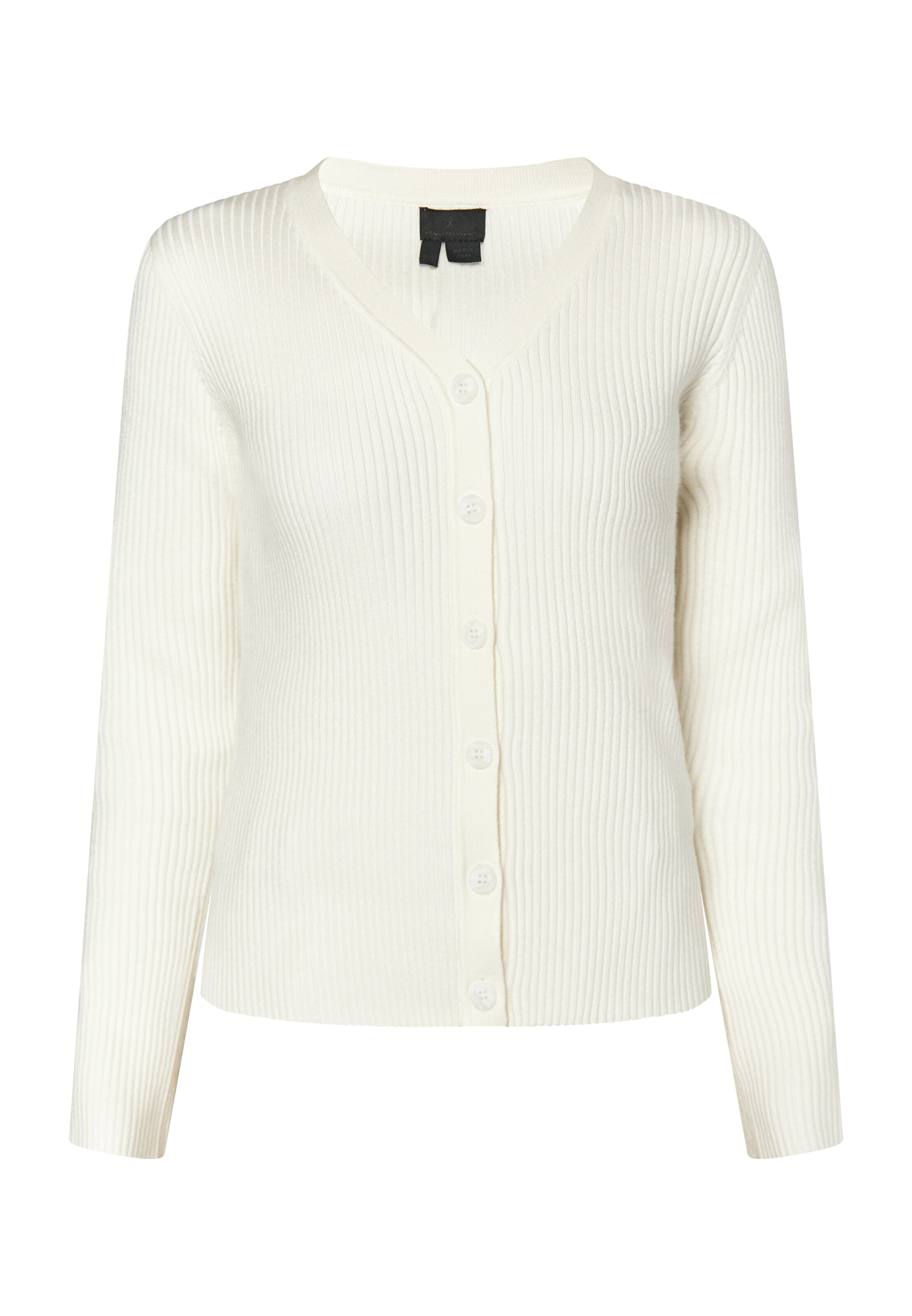 DreiMaster Klassik Kardigán - Biela: predná strana