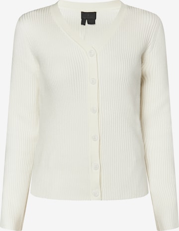 DreiMaster Klassik Knit cardigan in White: front