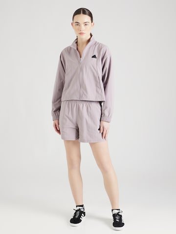 ADIDAS SPORTSWEAR Trainingspak in Lila: voorkant