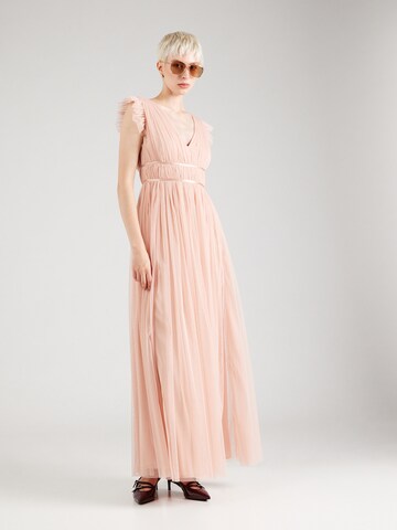 Robe de soirée Maya Deluxe en orange : devant