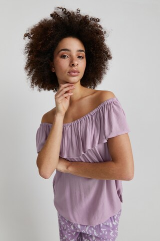 ICHI - Blusa 'MARRAKECH' en lila: frente